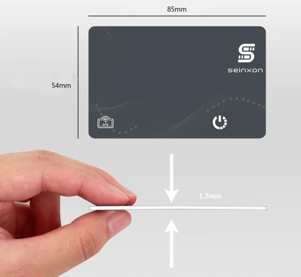 SEINXON Wallet Finder lokalizator GPS karta blokada RFID - obrazek 3