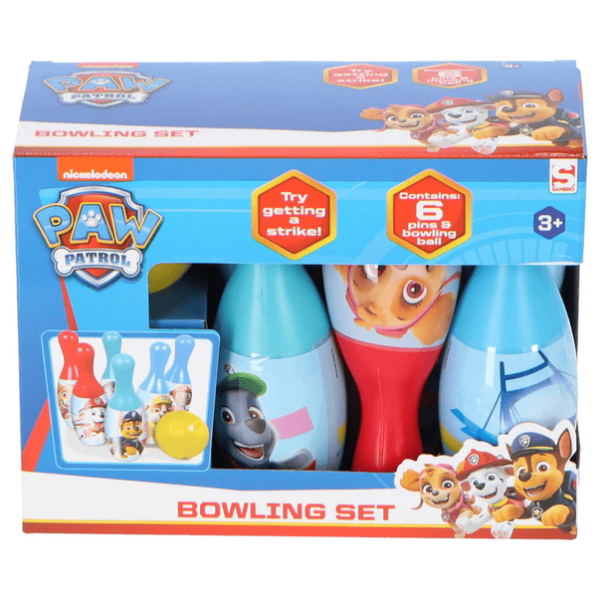 Paw Patrol Zestaw do gry w kręgle