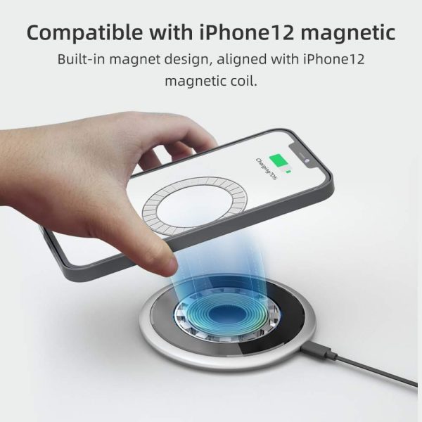 Magnetyczna bezprzewodowa ładowarka do iPhone - obrazek 2