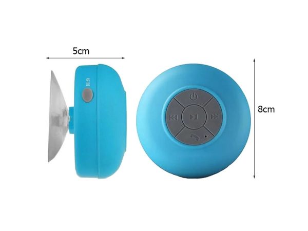 Głośnik bluetooth mini bezprzewodowy ipx4 przenośny bas mobilny przyssawka - obrazek 2