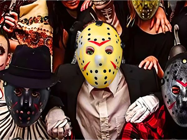 Maska na Halloween hokeista horror przebranie strój - obrazek 3