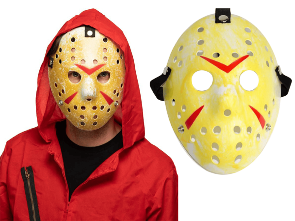 Maska na Halloween hokeista horror przebranie strój
