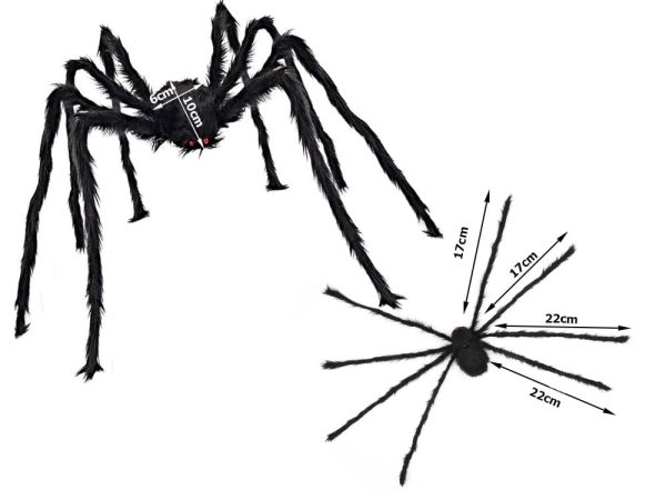 Pająk halloween olbrzym gigant tarantula dekoracja - obrazek 4