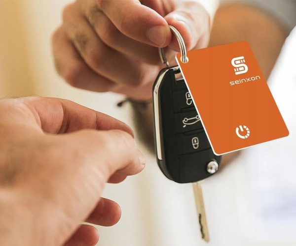 SEINXON Wallet Finder lokalizator GPS karta blokada RFID + mała karta - obrazek 4