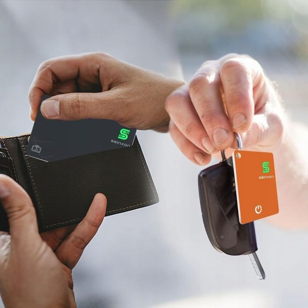 SEINXON Wallet Finder lokalizator GPS karta blokada RFID + mała karta - obrazek 2