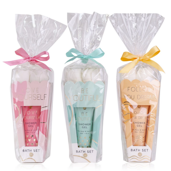 Zestaw kąpielowy BEAUTY TREATTS w pudełku upominkowym