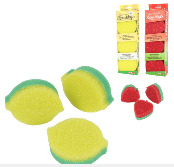 Klejone czyste gąbki 12 cm 3szt - obrazek 3