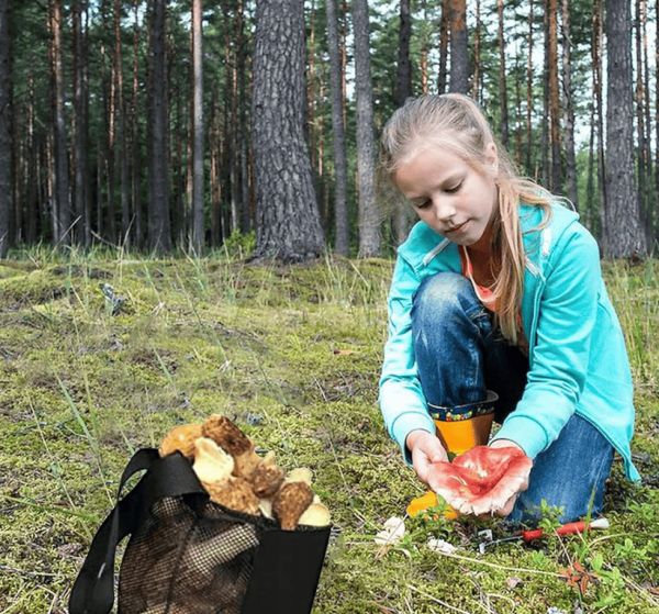 Torba do zbierania grzybów o dużej pojemności - obrazek 3