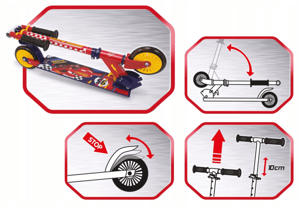 Smoby Toys Dwukołowa hulajnoga dziecięca - obrazek 5