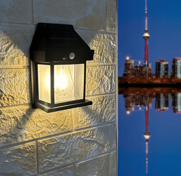 Lampa solarna 1 żarówka LED ogrodowa zewnętrzna - obrazek 3