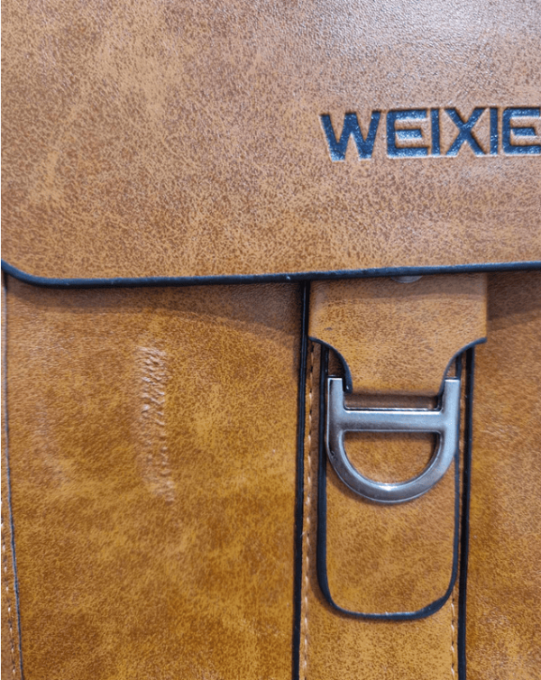 POLO WEIXIER torebka listonoszka skóra naturalna brązowy - obrazek 4