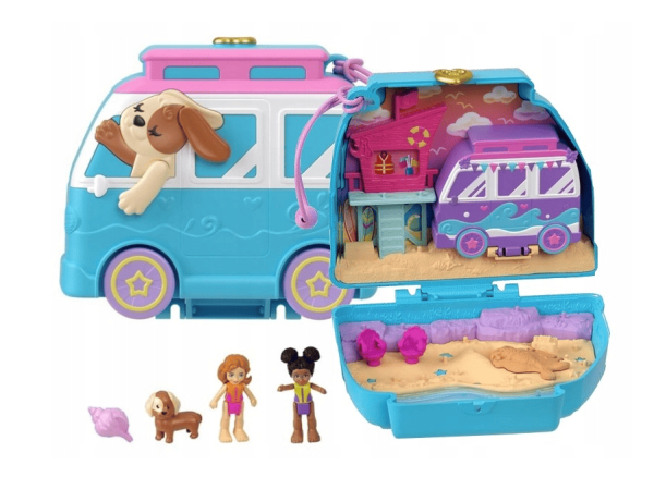 Lalka polly Pocket piesek plażowy zestaw do zabawy - obrazek 3