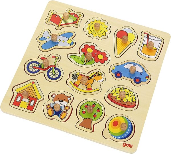Goki 57576 - puzzle - koń na biegunach, piłka