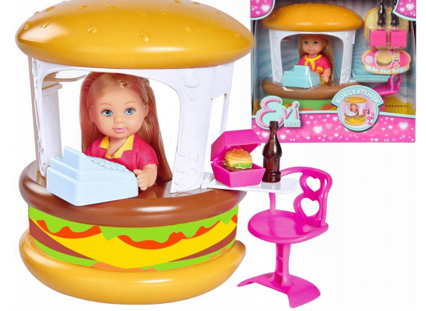 Lalka Evi W burgerowni Simba - obrazek 2