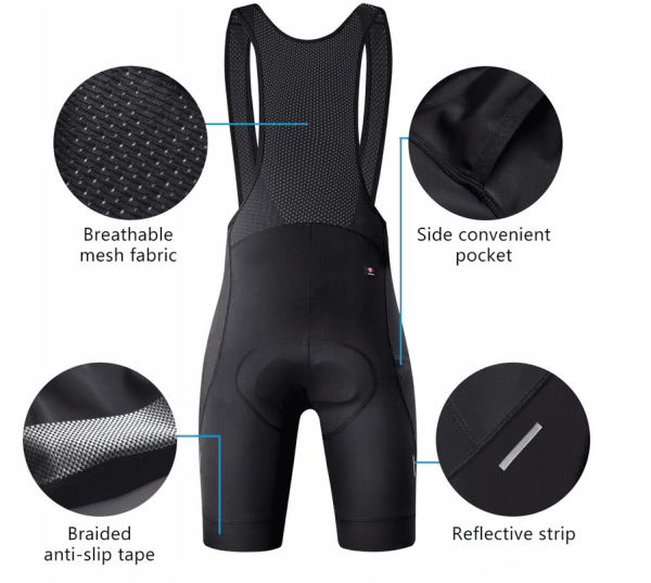 Santic 4D Coolmax spodenki rowerow męskie r. L - obrazek 3