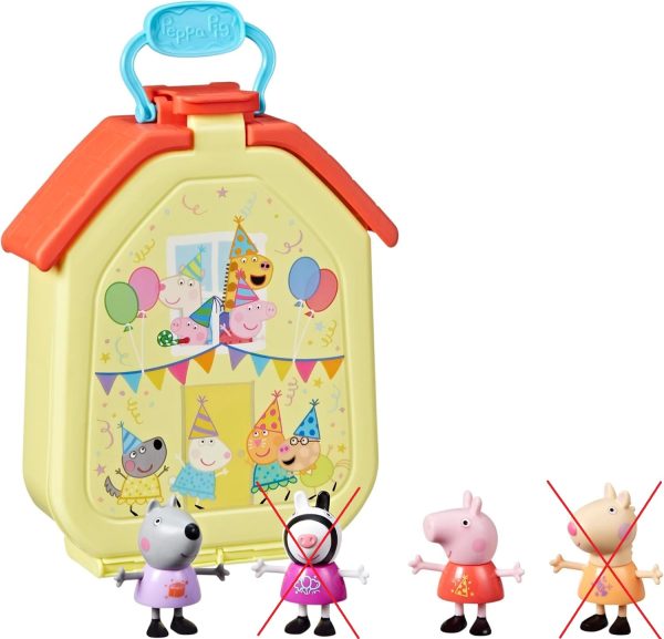 Peppa Pig Peppas domek imprezowy w podróży, zestaw do zabawy
