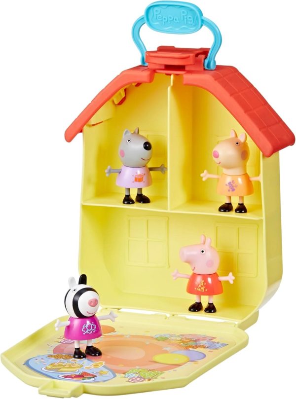 Peppa Pig Peppas domek imprezowy w podróży, zestaw do zabawy - obrazek 2