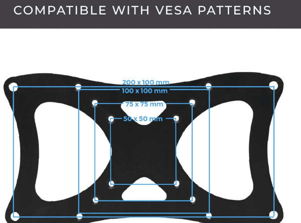 VESA 200 x 100 mm