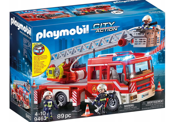 Playmobil Samochód strażacki z drabiną 9463
