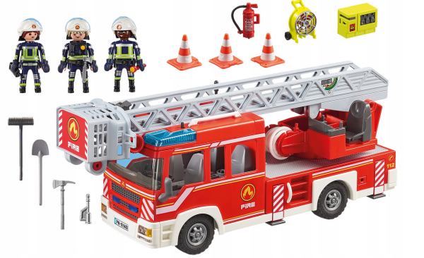 Playmobil Samochód strażacki z drabiną 9463 - obrazek 2
