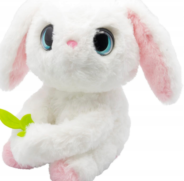 Joy Toy Fuzzy Friends ZABAWKA INTERAKTYWNA KRÓLICZEK DLA DZIECI Z DZWIĘKAMI
