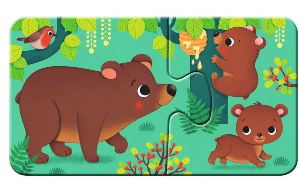 RAVENSBURGER Moje pierwsze puzzle Zwierzęta i młode 9x2 elementy - obrazek 5