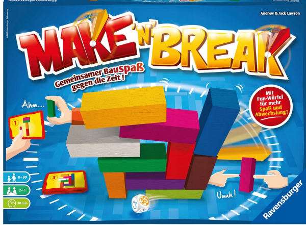 Gra planszowa Ravensburger STRATEGICZNA MAKE 'N' BREAK PREZENT DLA DZIECI