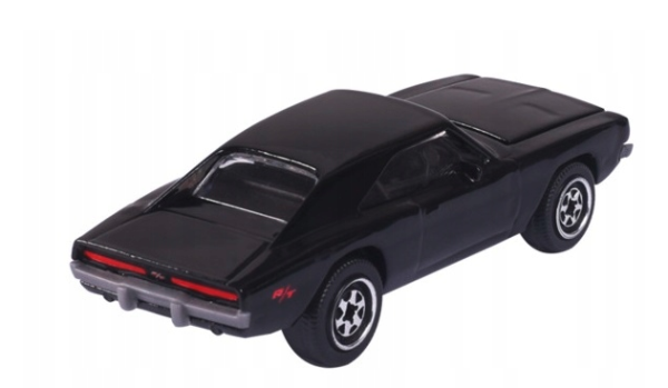 MAJORETTE VINTAGE DODGE CHARGER R/T CZARNY 1:66 METALOWY NOWY MODEL - obrazek 3