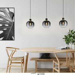 Lampa wisząca Eglo Oilella czarny/mosiądz 3xE27 99617