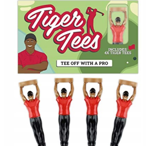 Podstawki kołeczki Tee golfowe TIGER figurka ludzik 4 sztuki
