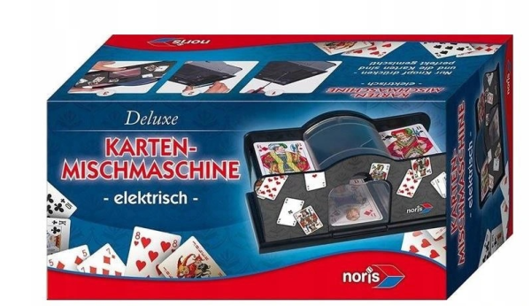 Automatyczna tasowarka do kart Noris Deluxe na baterie - obrazek 2