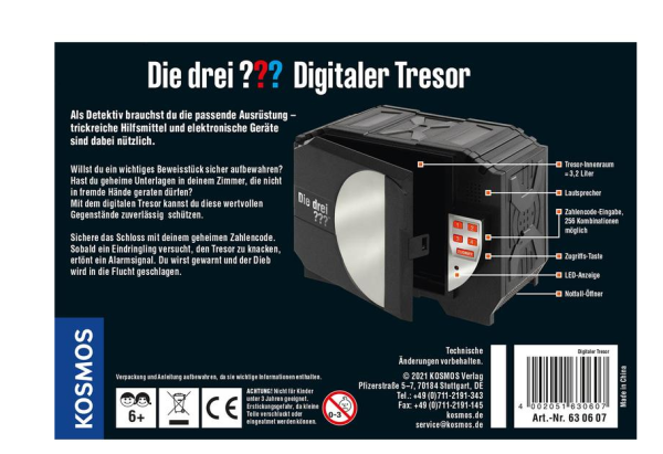 Sejf dla dzieci Kosmos 617004 - obrazek 3