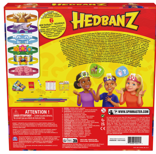 Spin Master Hedbanz Kim jestem? Gra planszowa - wersja niemiecka - obrazek 3