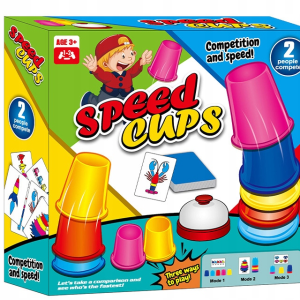 GRA ZRĘCZNOŚCIOWA Szybkie Kubki SPEED CUPS na Czas
