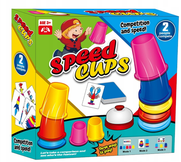 GRA ZRĘCZNOŚCIOWA Szybkie Kubki SPEED CUPS na Czas