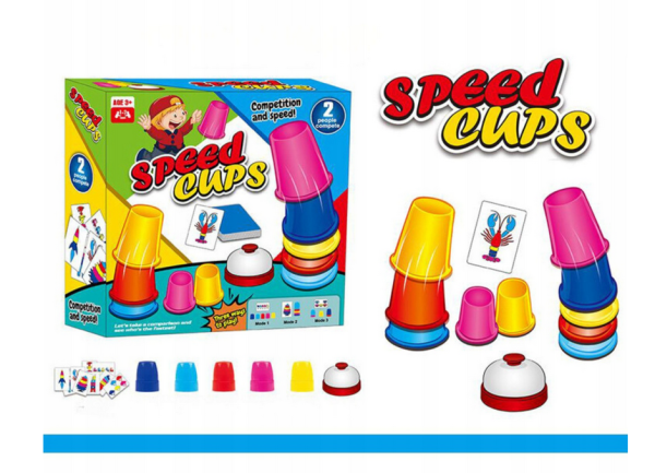 GRA ZRĘCZNOŚCIOWA Szybkie Kubki SPEED CUPS na Czas - obrazek 2