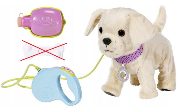 Baby Born 835197 Lalka Piesek My Lucky Dog - obrazek 2