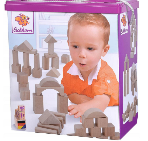 Klocki drewniane Eichhorn 95 elementów