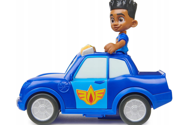 Auto Policyjne Straż Ekipa Firebuds Jayden & Piston + Figurka Disney - obrazek 2