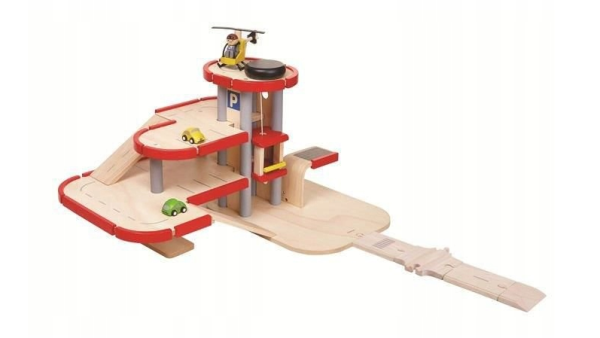 Garaż Plan Toys 13676 Garaż z parkingiem dla dzieci - obrazek 2