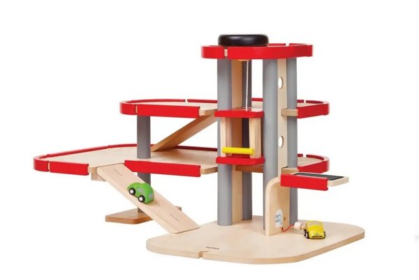 Garaż Plan Toys 13676 Garaż z parkingiem dla dzieci - obrazek 3