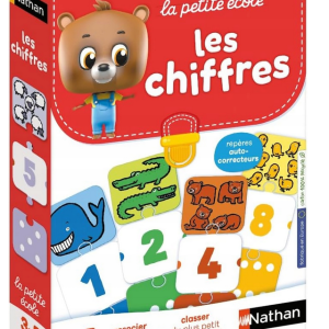 Nathan 31403 gra edukacyjna do nauki liczb (wersja francuska) 3/5 lat