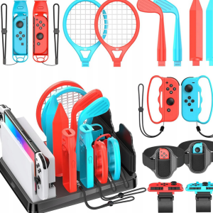 Zestaw 15w1 Akcesoria do Switch do Nintendo Switch OLED Uchwyty Mocowania