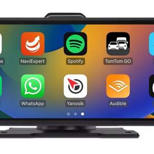 MONITOR SAMOCHODOWY 10" CARPLAY ANDROID AUTO + KAMERA COFANIA + 2 UCHWYTY
