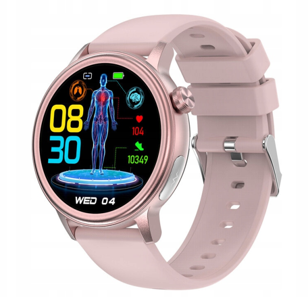 Smart Watch ET470 1.39-calowy ekran HD monitorowanie zdrowia funkcje