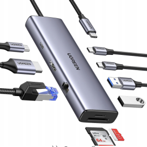 9w1 Adapter 9in1 UGREEN USB C Hub 4k HDMI 100W Ethernet SD/TF Card Slot