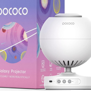 Projektor Gwiazd POCOCO Ruchomy Planetarium Lampka Nocna Rzutnik dla Dzieci