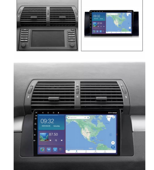 Radio samochodowe Projack Q8 2GB 64GB 9" 028 2-DIN BMW E39 1999-2005 - obrazek 3