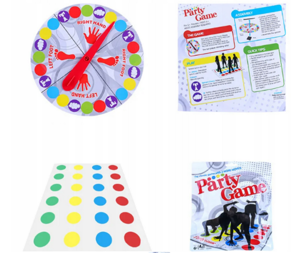 Gra planszowa Party Game Twister Hasbro - wersja ANGIELSKA - obrazek 3