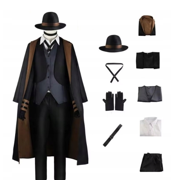 STRÓJ KOSTIUM CHUUYA NAKAHARA COSPLAY BUNGOU STRAY DOGS L / XL 170 / 176
